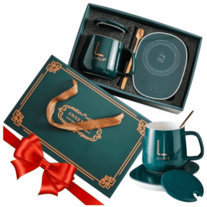 Kubek LUCKY z podgrzewaczem do 55°C zestaw prezentowy