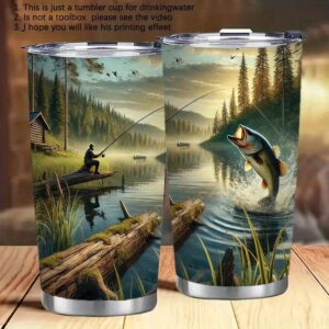 Termos wędkarski ze stali nierdzewnej