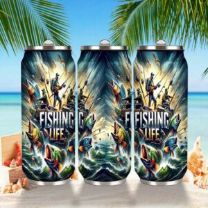 Duży kubek termiczny wędkarski 500ml